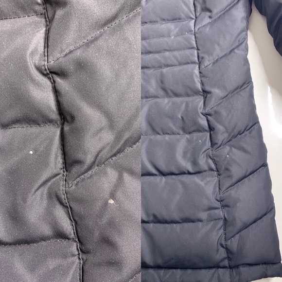 Avenue plus Petite Black Elongated Puffer Jacket fleece medium - Picture 7 of 8